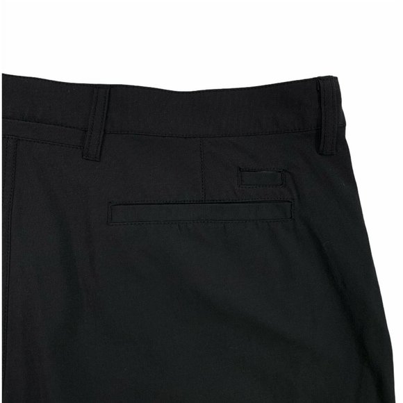 Matte Grey Mens Black Golf Pants Size 38- EUC- Gol - Picture 4 of 7